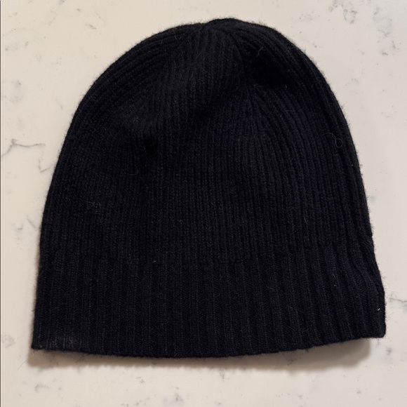 Classic Black Knit Beanie - Picture 2 of 2